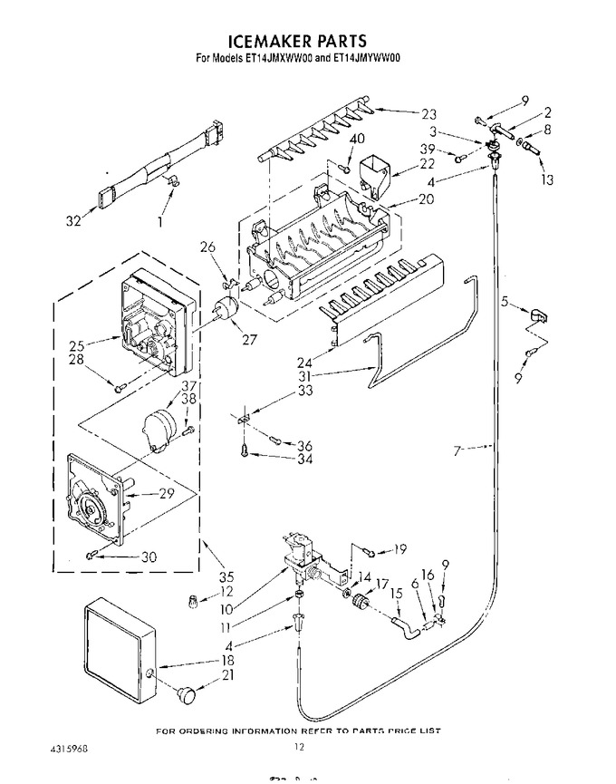 Diagram for ET14JMYWN00