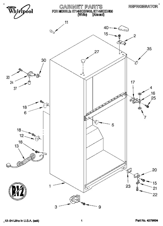 Diagram for ET14NKXDW00