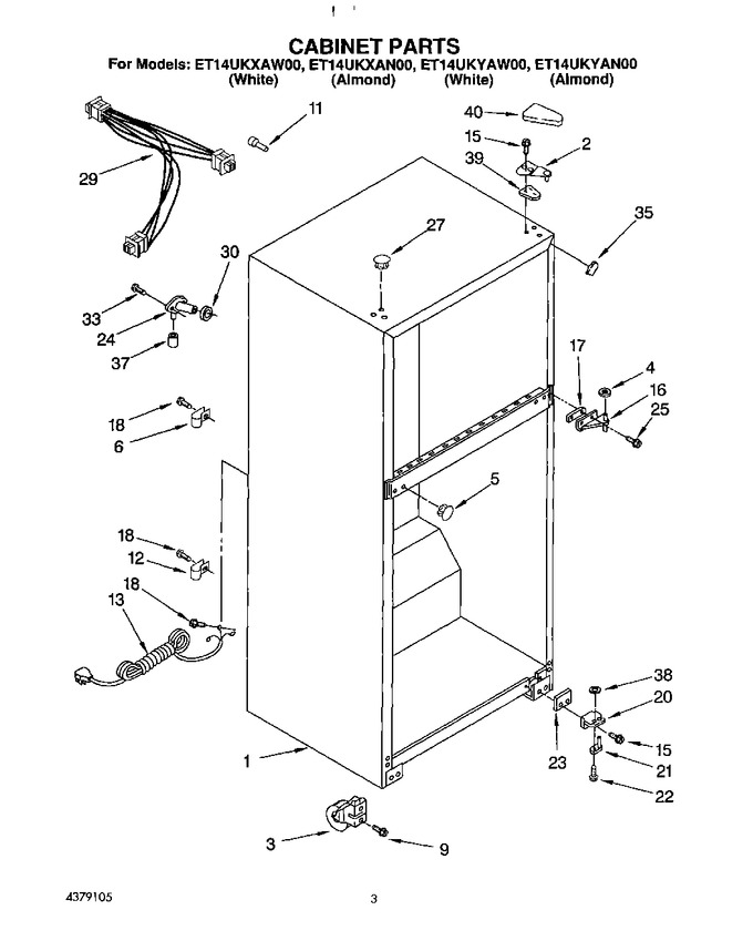 Diagram for ET14UKXAN00