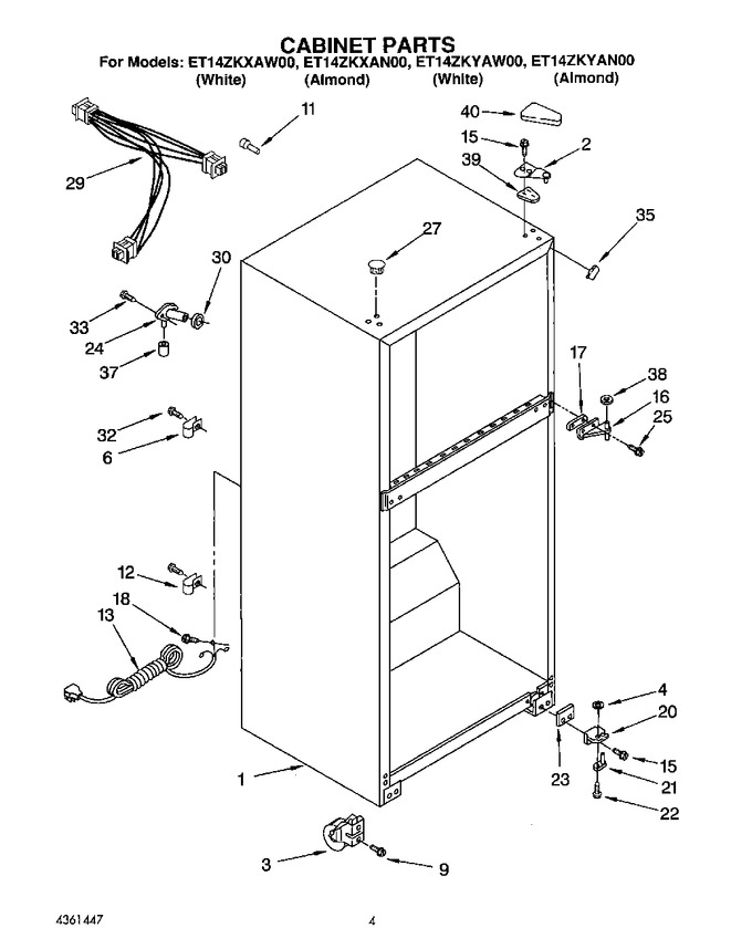 Diagram for ET14ZKXAN00