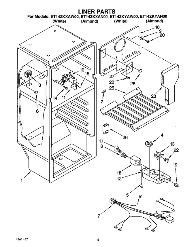 Diagram for ET14ZKXAW00