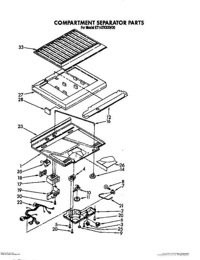 Diagram for ET14ZKXXW00