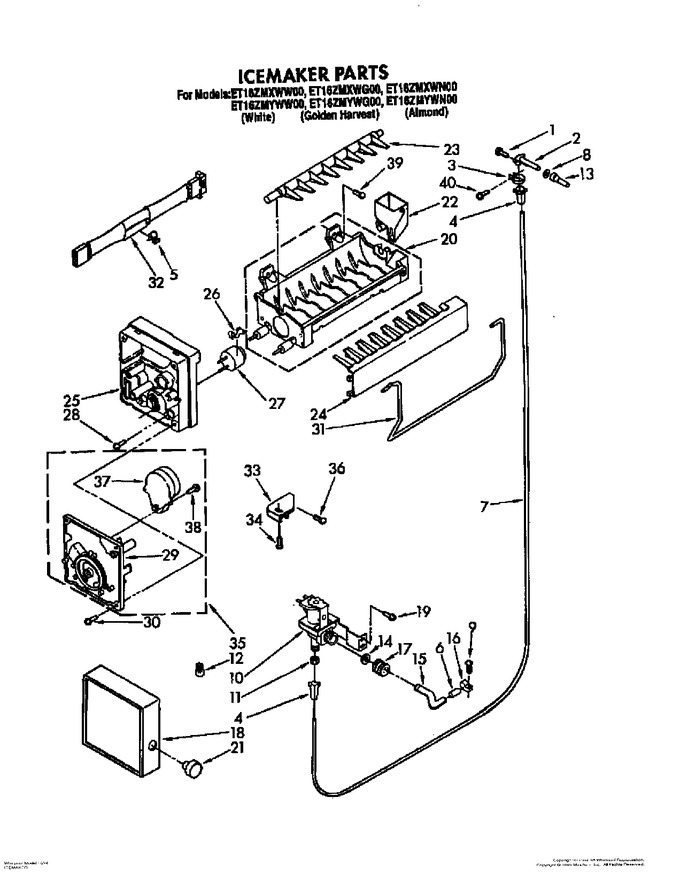 Diagram for ET16ZMXWG00