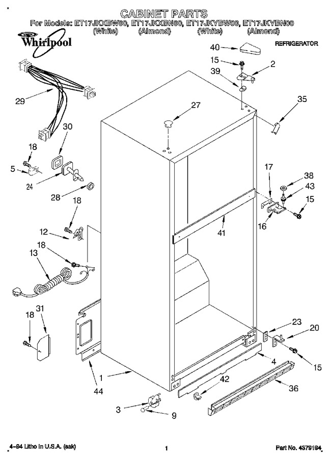 Diagram for ET17JKYBW00