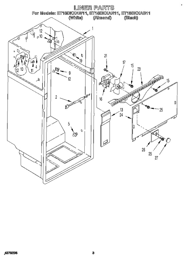 Diagram for ET18DKXAW11