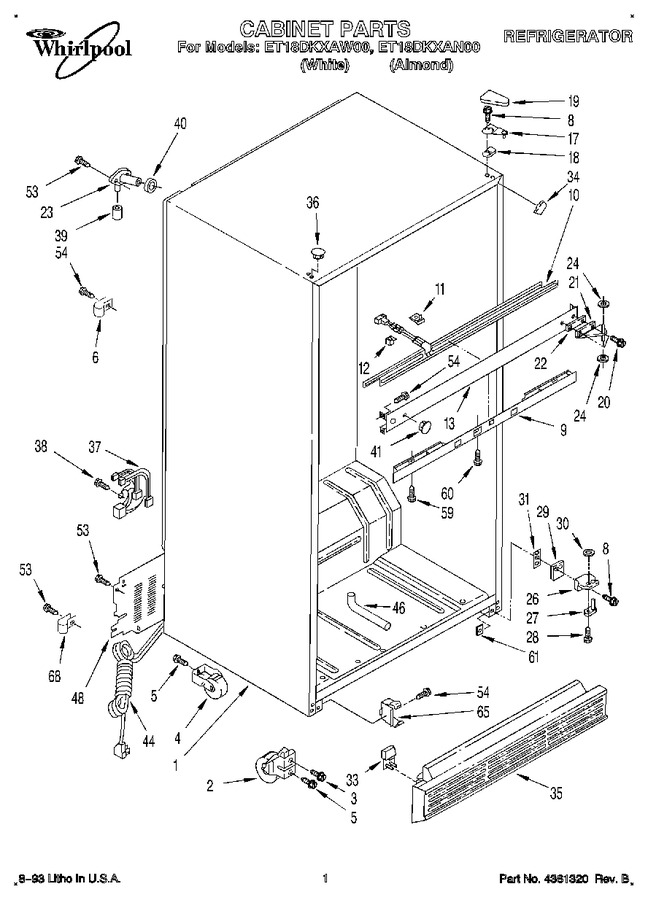 Diagram for ET18DKXAW00