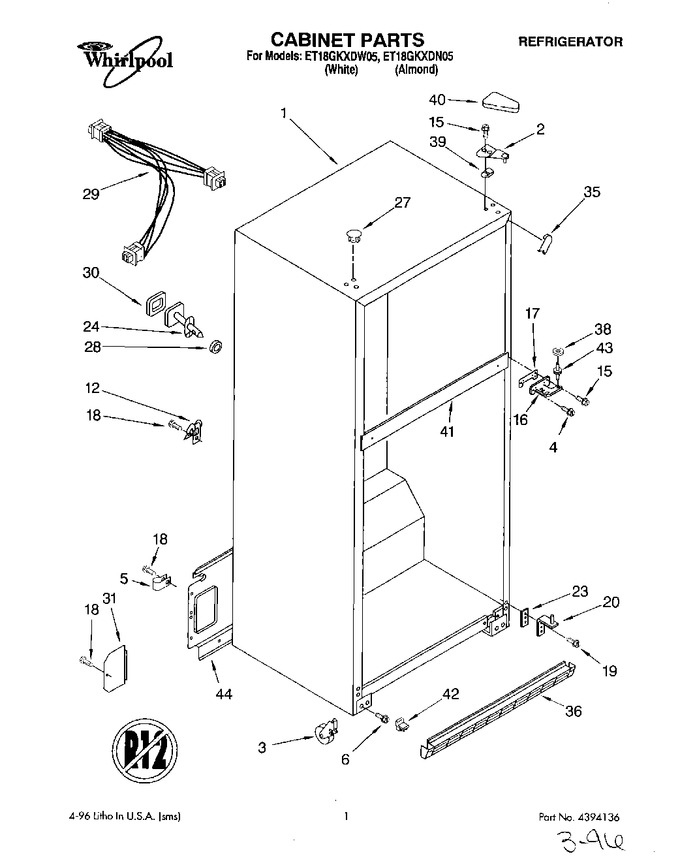 Diagram for ET18GKXDN05