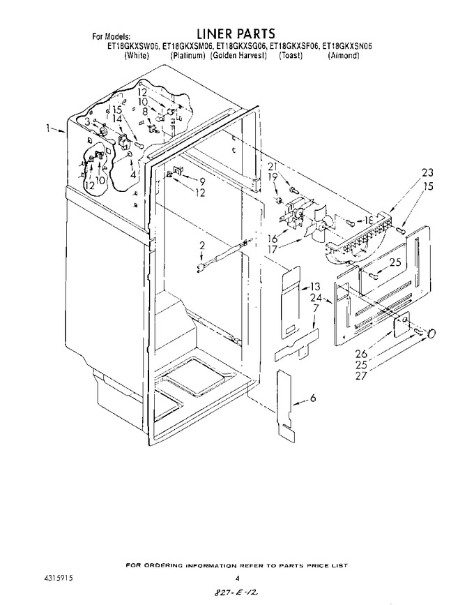 Diagram for ET18GKXSW06