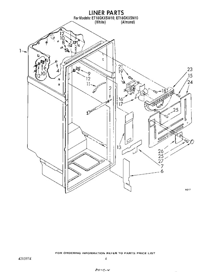 Diagram for ET18GKXSW10