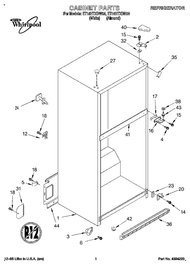 Diagram for ET18HTXDW05