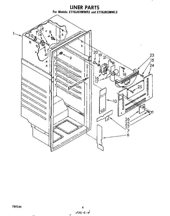 Diagram for ET18JKXMWR3