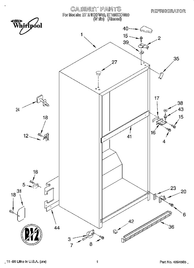 Diagram for ET18NKXFW00