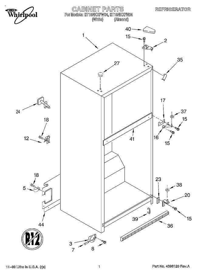 Diagram for ET18NKXFW04