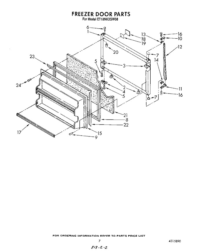 Diagram for ET18NKXSW08