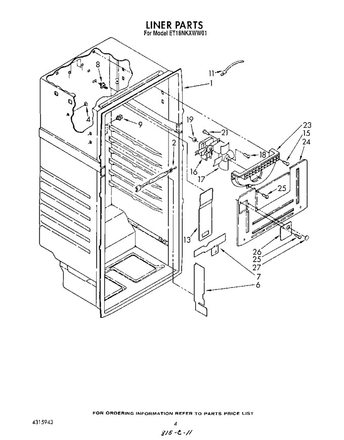 Diagram for ET18NKXWW01