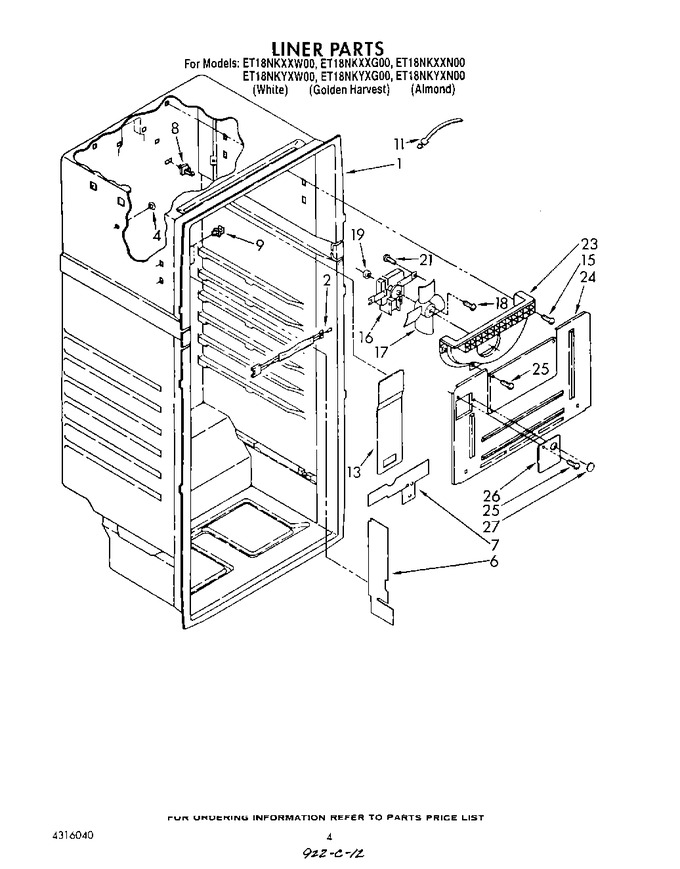 Diagram for ET18NKXXG00