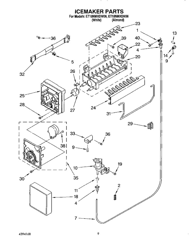 Diagram for ET18NMXDW06