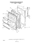 Diagram for 08 - Refrigerator Door , Lit/optional