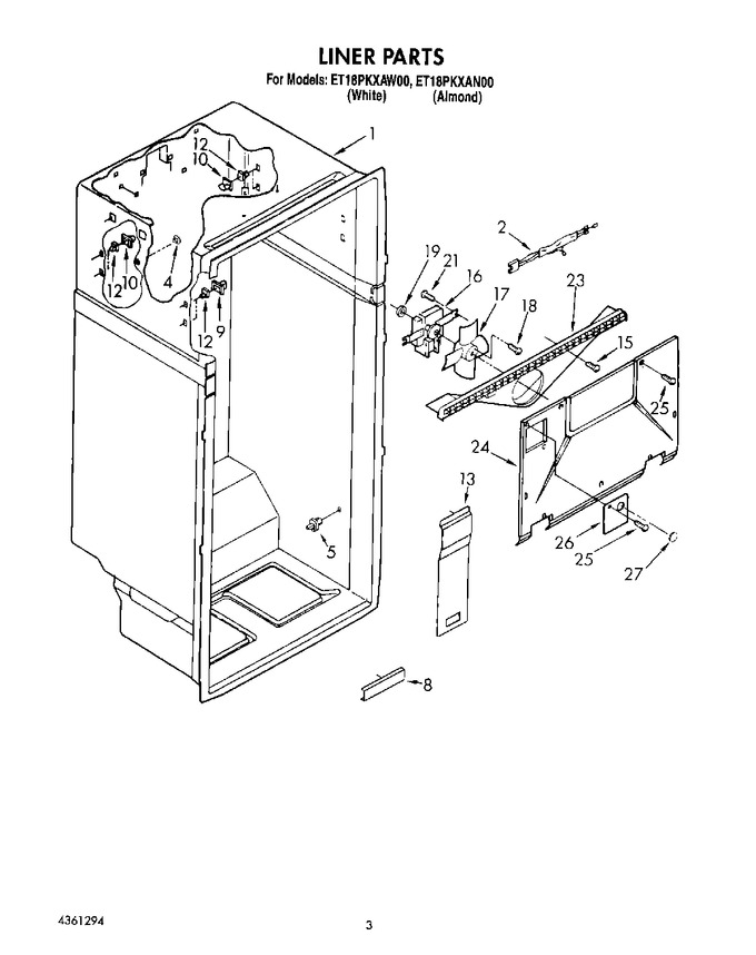 Diagram for ET18PKXAW00