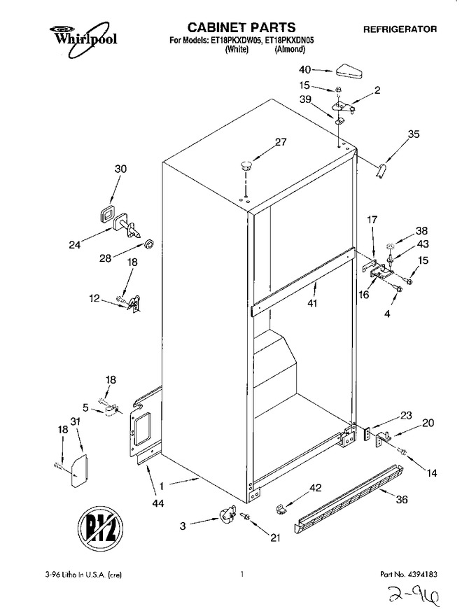 Diagram for ET18PKXDN05