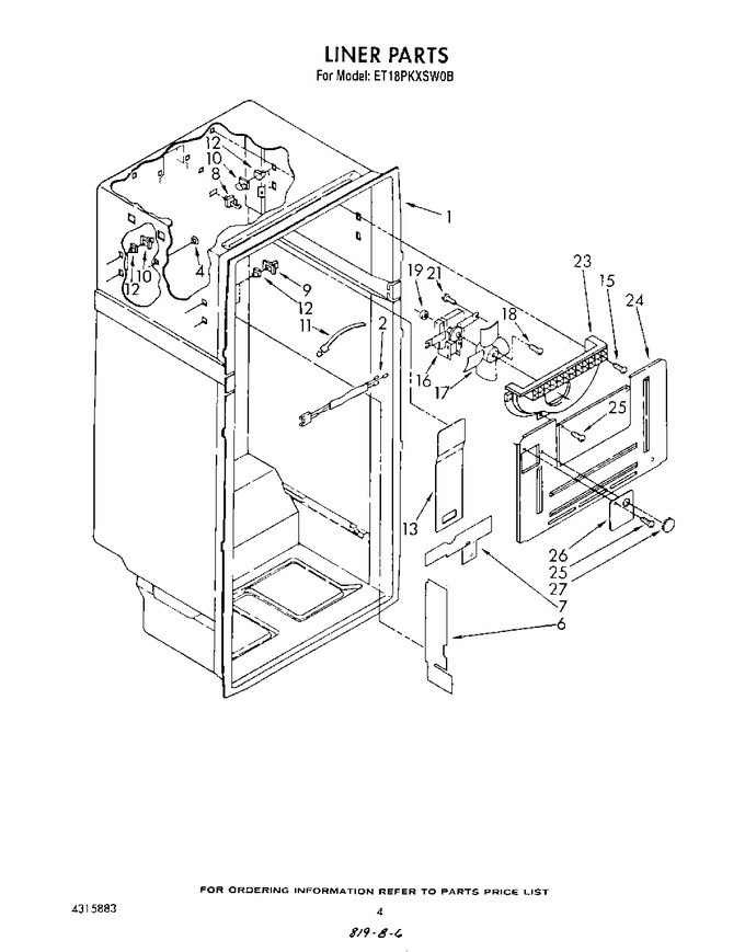 Diagram for ET18PKXSW0B