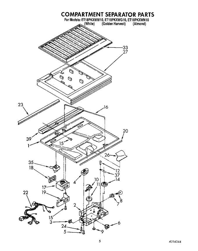 Diagram for ET18PKXWW10