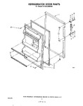 Diagram for 08 - Refrigerator Door , Parts Not Illus