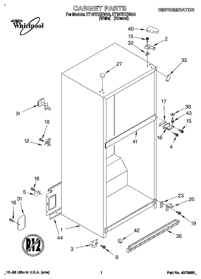 Diagram for ET18TKXDW03