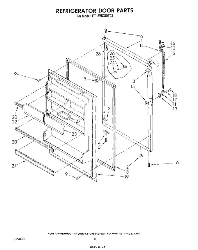 Diagram for ET18VKXSW03