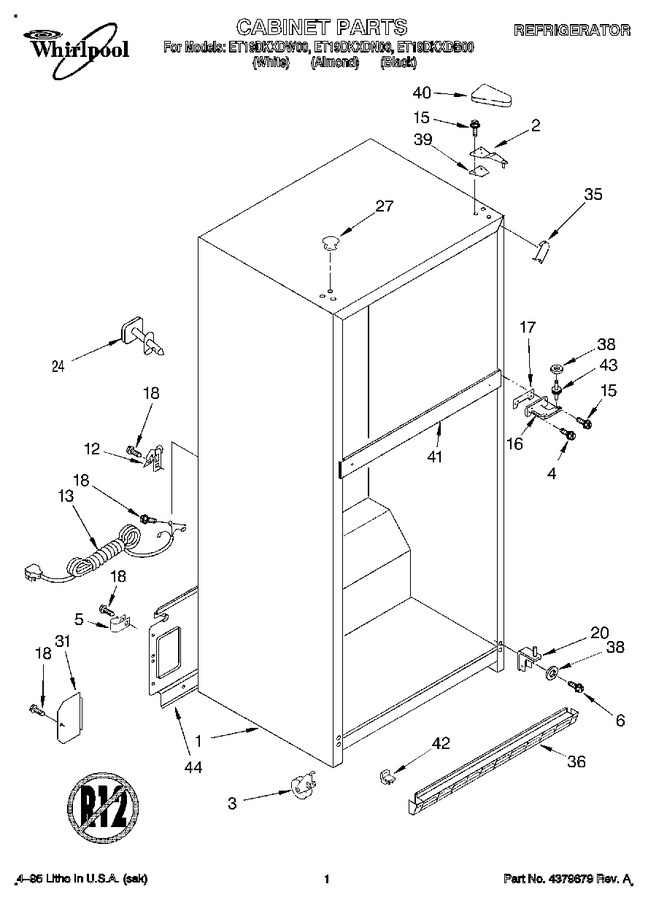 Diagram for ET19DKXDB00