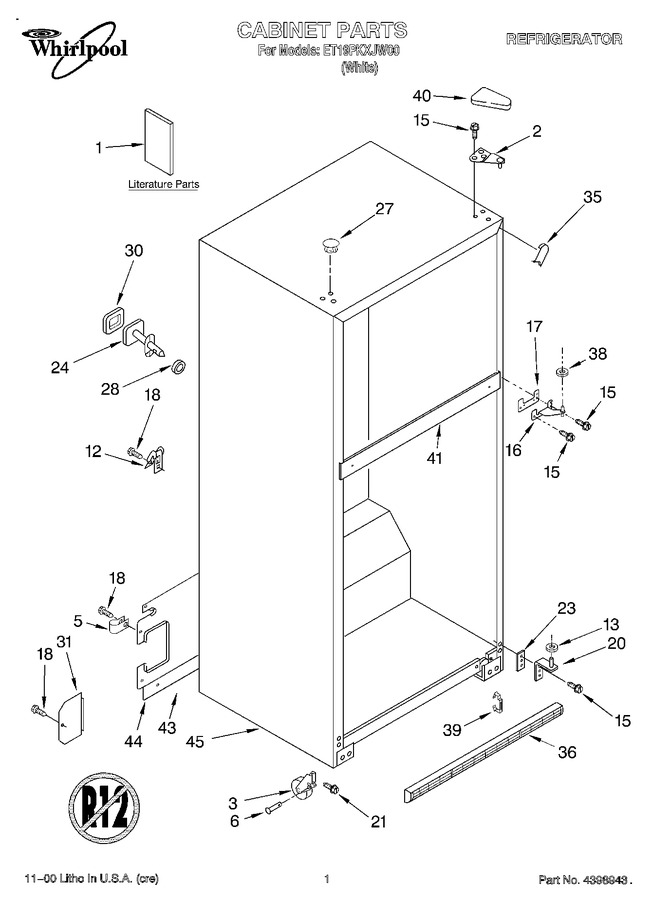 Diagram for ET19PKXJW00