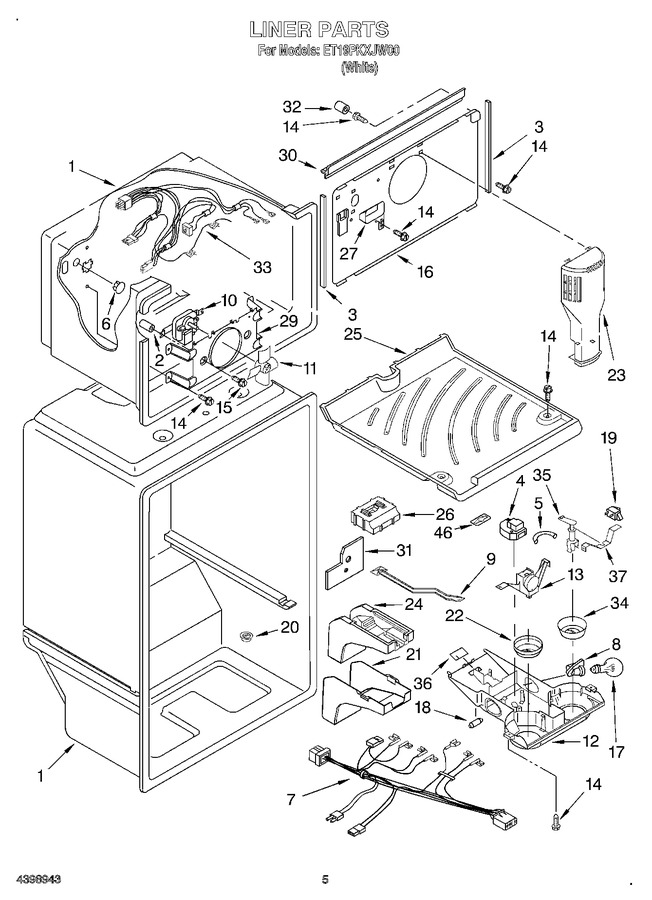 Diagram for ET19PKXJW00