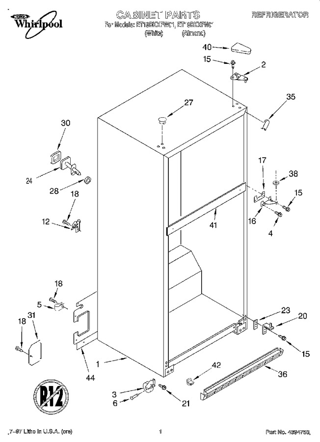 Diagram for ET19RKXFN01