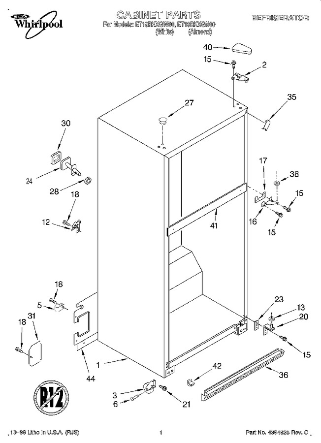 Diagram for ET19RKXGW00