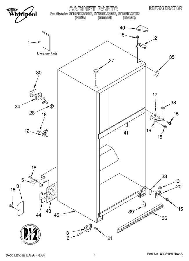 Diagram for ET19RKXGW02