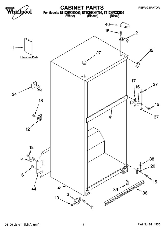 Diagram for ET1CHMXKB09