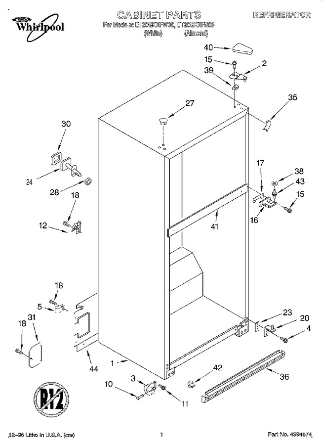 Diagram for ET20GKXFW00