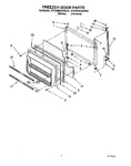 Diagram for 05 - Freezer Door