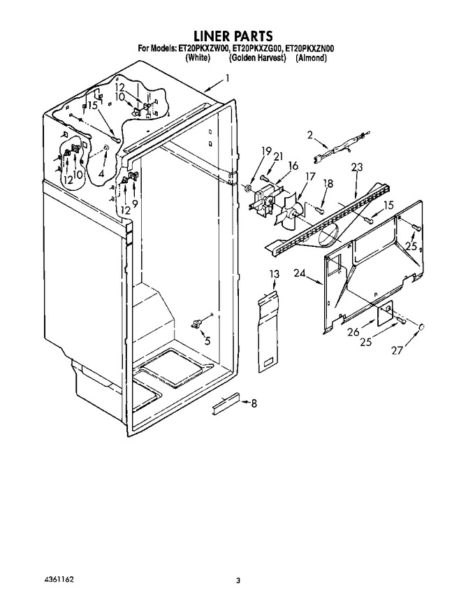 Diagram for ET20PKXZW00