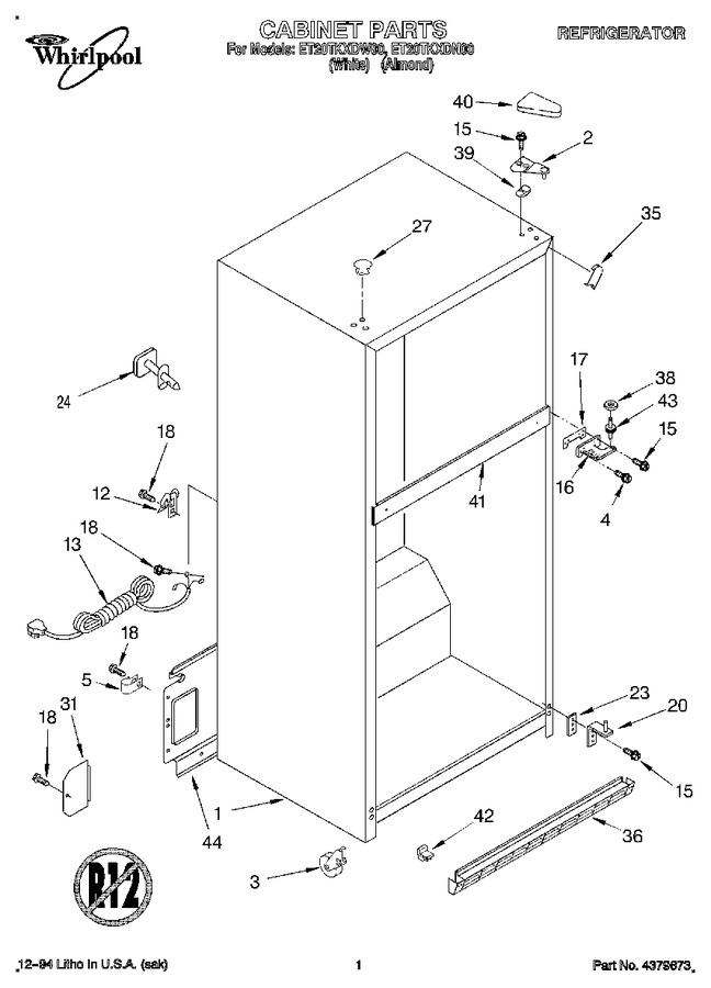 Diagram for ET20TKXDN00