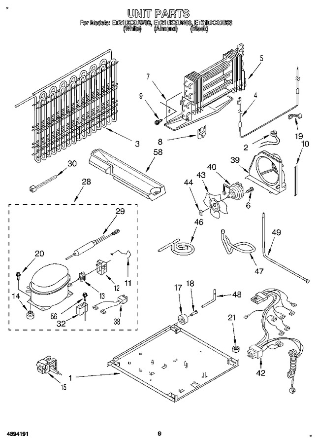 Diagram for ET21DKXDW03