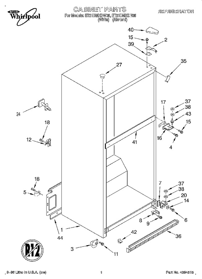 Diagram for ET21DMXDW05