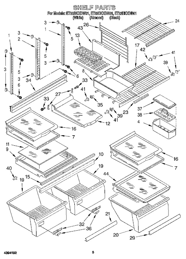 Diagram for ET22DKXDW01