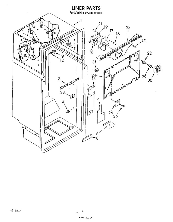 Diagram for ET22DMXVN00