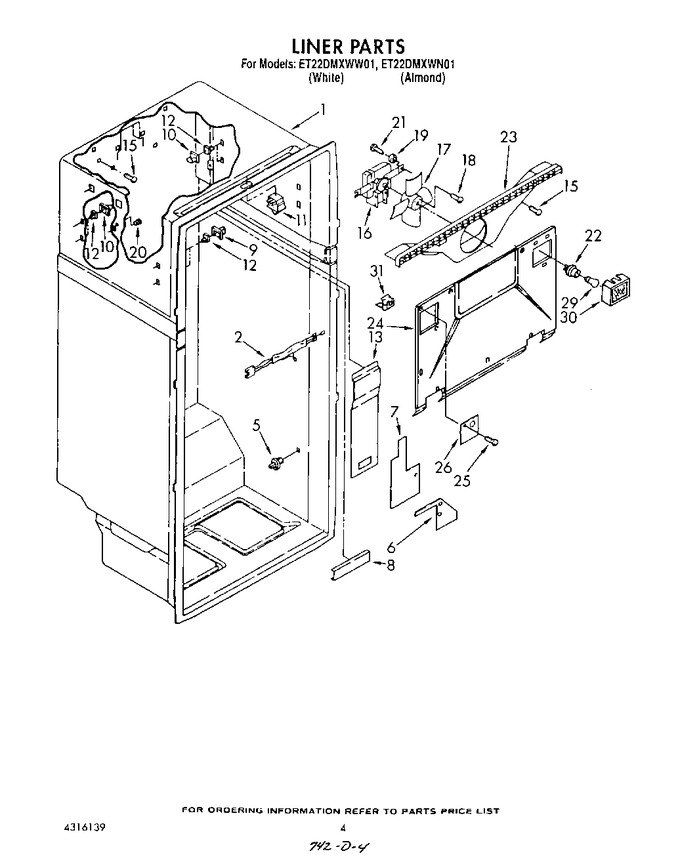 Diagram for ET22DMXWN01