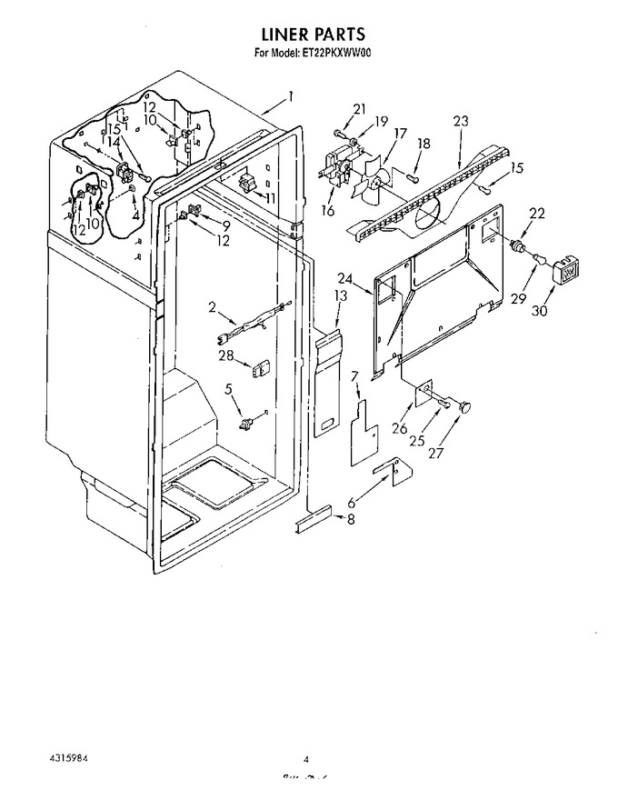 Diagram for ET22PKXWW00