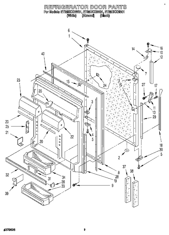 Diagram for ET25DKXBW01