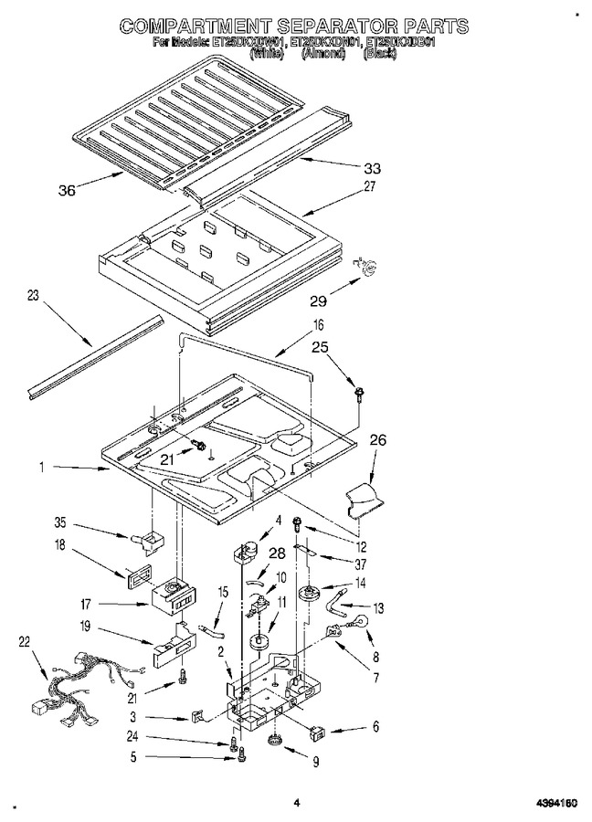 Diagram for ET25DKXDB01