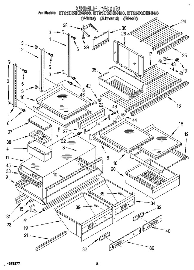 Diagram for ET25DMXBW00