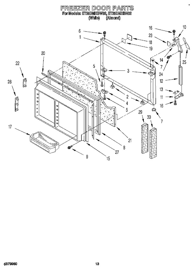 Diagram for ET25DMXBW02